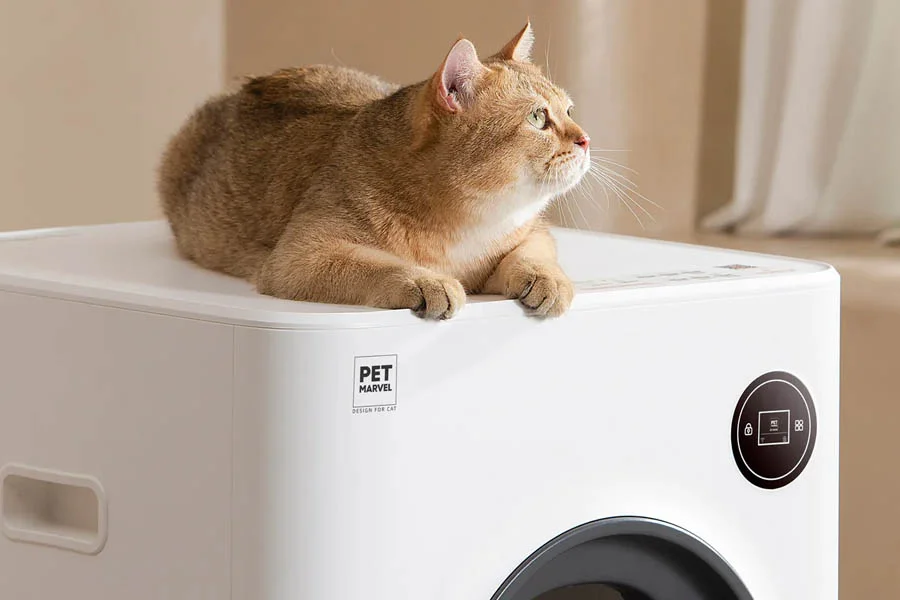 semi automatic litter box